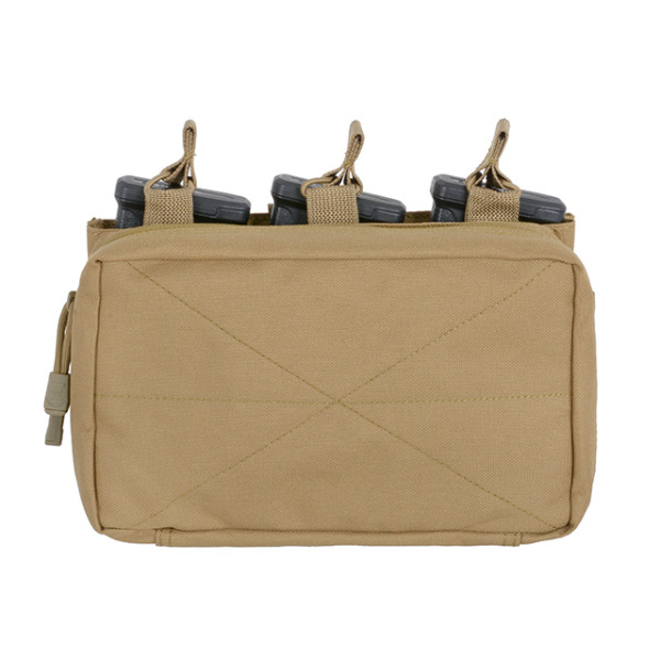 MOLLE Triple Rifle Mag/GP Pouch - Coyote [8FIELDS]